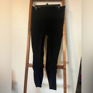 BLANQI Black Ribbed Maternity/Support Leggings